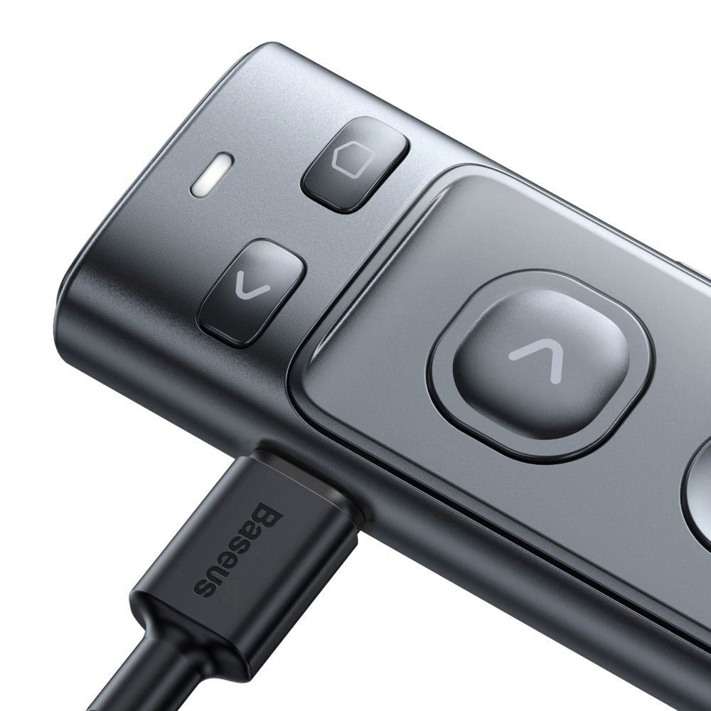 Baseus Oppladbar Laserpeker - USB-C / USB-A - Grå