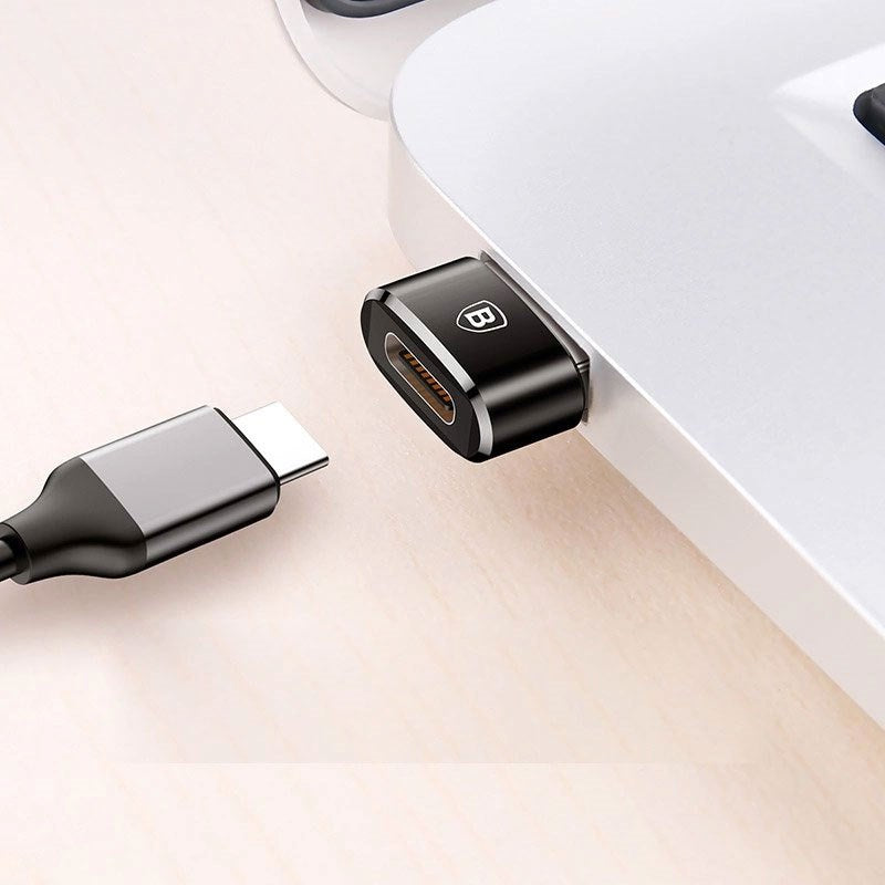 Baseus Mini USB-C til USB-A Adapter - Svart
