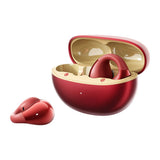 QCY Crossky Clip True Wireless Open-Ear Hodetelefoner - Rød