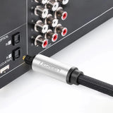 UGREEN AV108 Optisk Toslink til Toslink Kabel - 2m - Grå