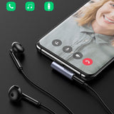 Ugreen AV154 Vinklet USB-C til Mini Jack Adapter - 3.5mm - Grå