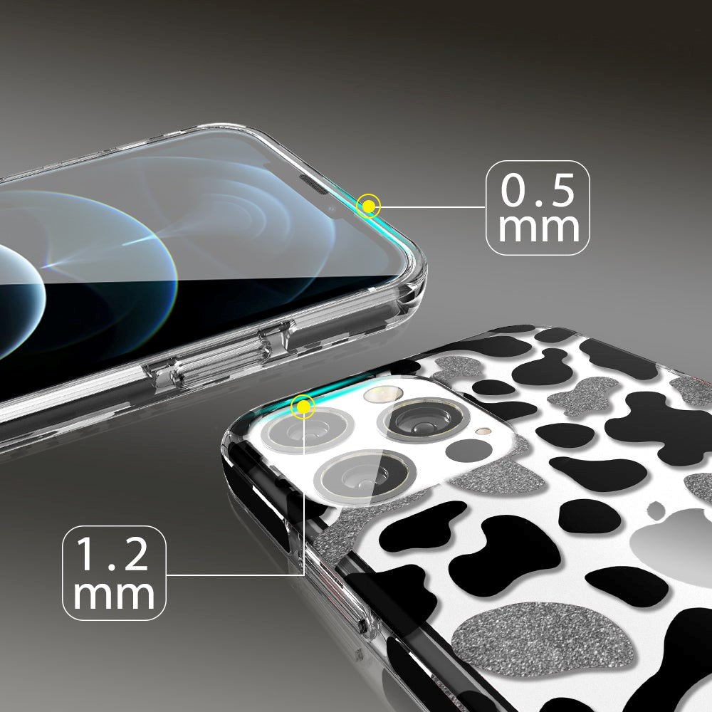 Kingxbar iPhone 13 Pro Wild Series Transparent Bakdeksel m. Motiv - Ku