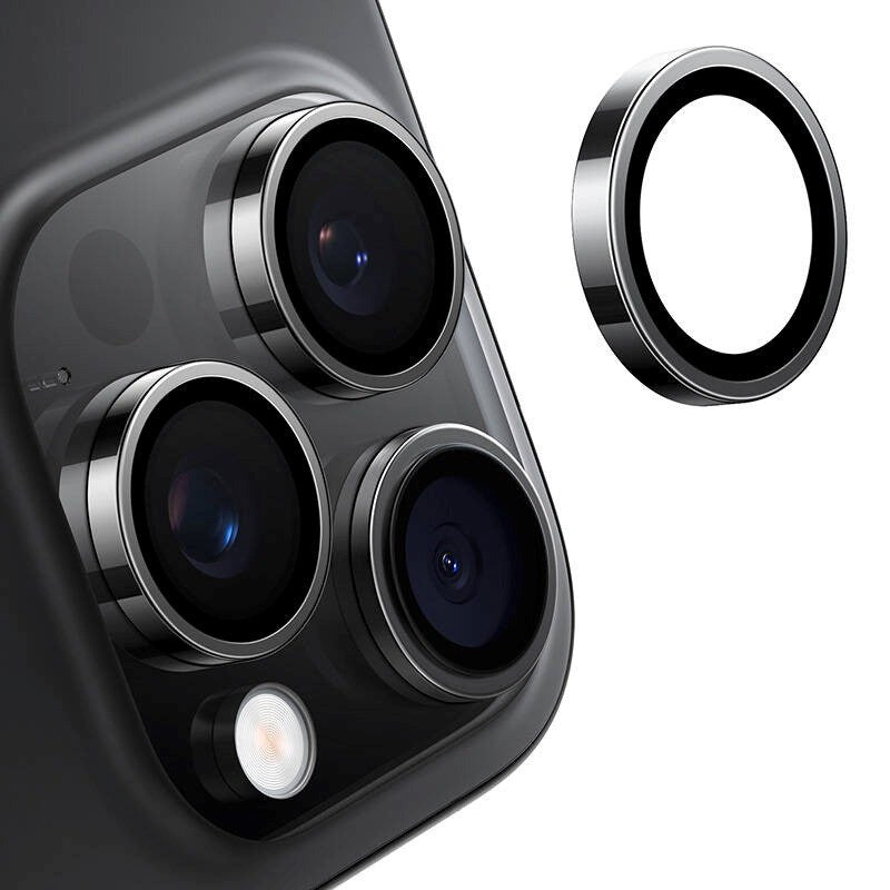 TORRAS iPhone 16 Kameralinsebeskyttelse – Svart