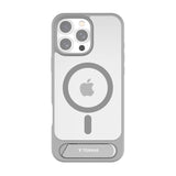 TORRAS iPhone 16 Pro Max Pstand Hybrid Deksel m. Ståfunksjon - MagSafe Kompatibel - Grå