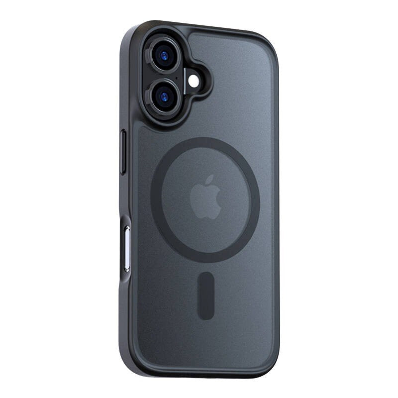 TORRAS iPhone 16 Fleksibelt Plast Deksel - MagSafe Kompatibel - Svart