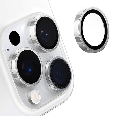 TORRAS iPhone 16 Pro Max Kameralinsebeskyttelse – Grå