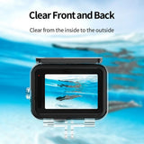 TELESIN Vanntett Etui til GoPro Hero 9 / 10 / 11 / 12 / 13 - Gjennomsiktig / Svart