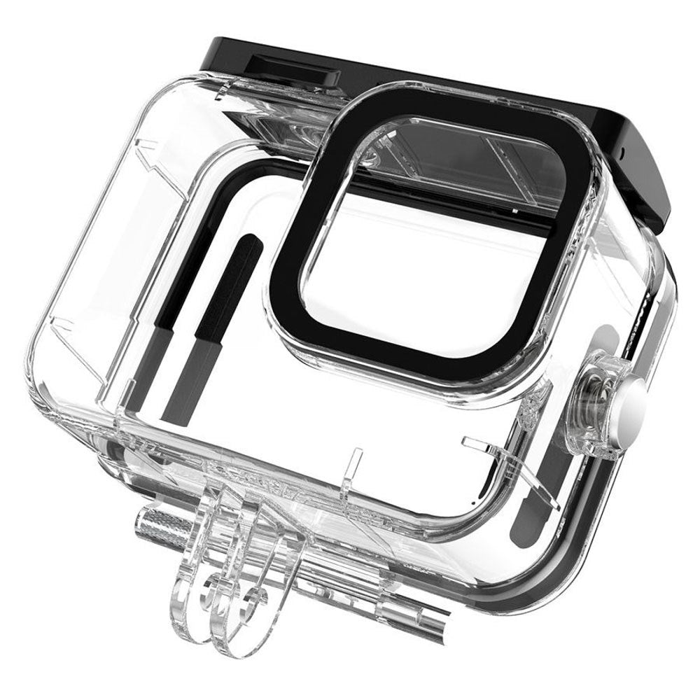 TELESIN Vanntett Etui til GoPro Hero 9 / 10 / 11 / 12 / 13 - Gjennomsiktig / Svart