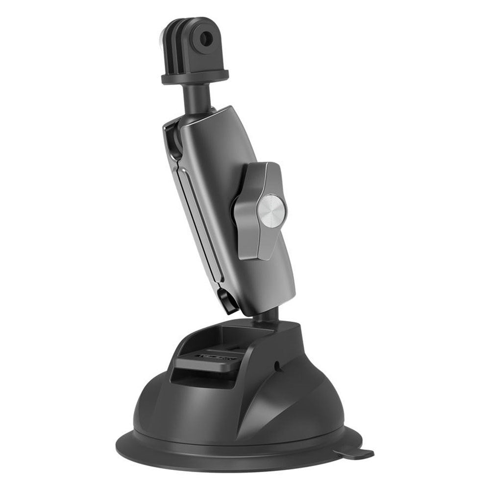 TELESIN Sugekoppfeste for Actionkamera & Smarttelefon - Svart