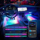 Govee RGBIC Interior Car Lights - 4 x 30 cm - Svart