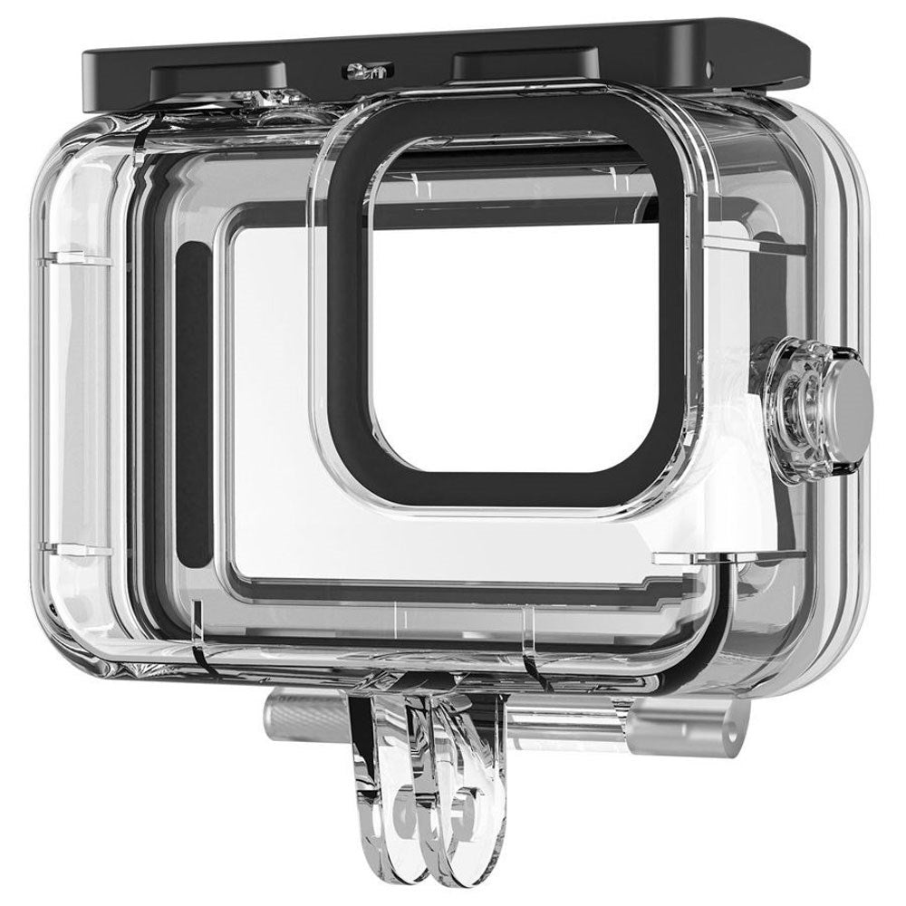 TELESIN Vanntett Etui til GoPro Hero 9 / 10 / 11 / 12 / 13 - inkl. Fuktighetsfilter - Gjennomsiktig / Svart