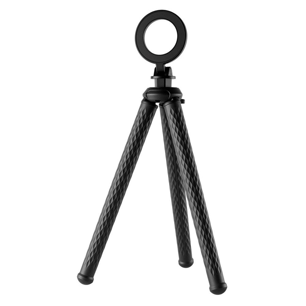 TELESIN Magnetisk Fleksibelt Stativ for Mobil & Action Kamera - MagSafe Kompatibel - Svart