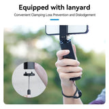 TELESIN Magnetisk Selfie Stick med Bluetooth Knapplukker - MagSafe Kompatibel - Svart