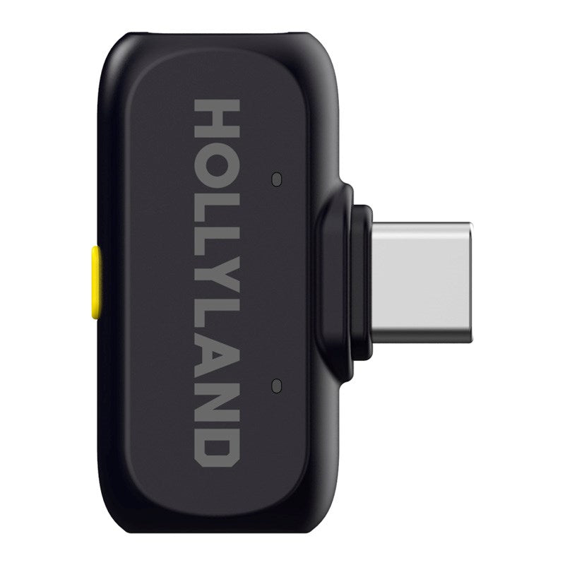Hollyland Lark A1 Trådløst Mikrofonsett med 1 x USB-C RX & 1 x Lightning RX - Svart