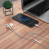 In-ear Hodetelefoner Dudao med Lightning - Hvit