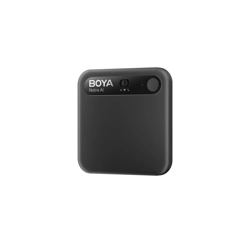 BOYA Notra Stemmeopptaker m. AI - Svart