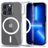iPhone 14 Pro Max Tech-Protect Flexair Hybrid Deksel - MagSafe-Kompatibel - Gjennomsiktig
