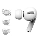 Tech-Protect Silikone EarBuds For AirPods Pro (1 & 2 gen.) x 3 - S, M, L - Hvit