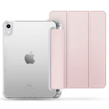 iPad 11" (2025) / iPad 10.9" (2024/2022) Tech-Protect SC Hybrid Tri-fold Deksel - Rosa / Gjennomsiktig