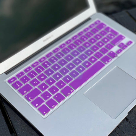 Philbert MacBook Pro 17" / Pro 15" Retina / Pro 15" / Pro 13" Retina / Pro 13" / Air 13" / Air 11" Keyboard Deksel m. Dansk Tastatur - Lilla
