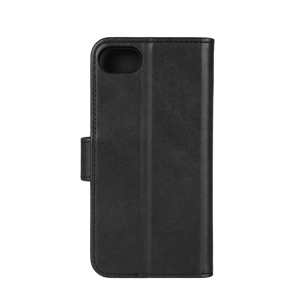 iPhone SE / 8 / 7 / 6 Classic Wallet Flip Deksel med Stativfunksjon - Svart