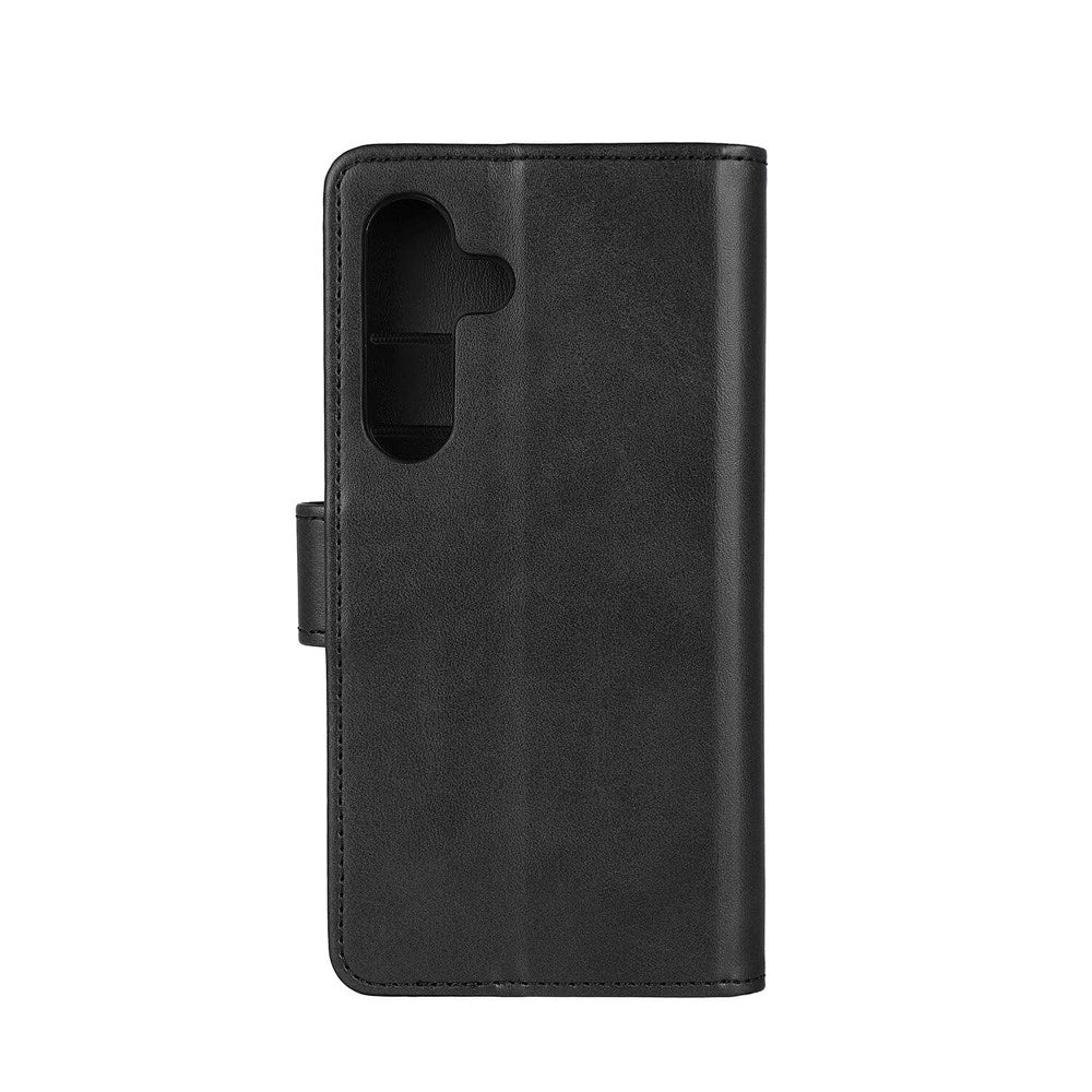 Samsung Galaxy S24 Classic Wallet Flip Deksel med Stativfunksjon - Svart