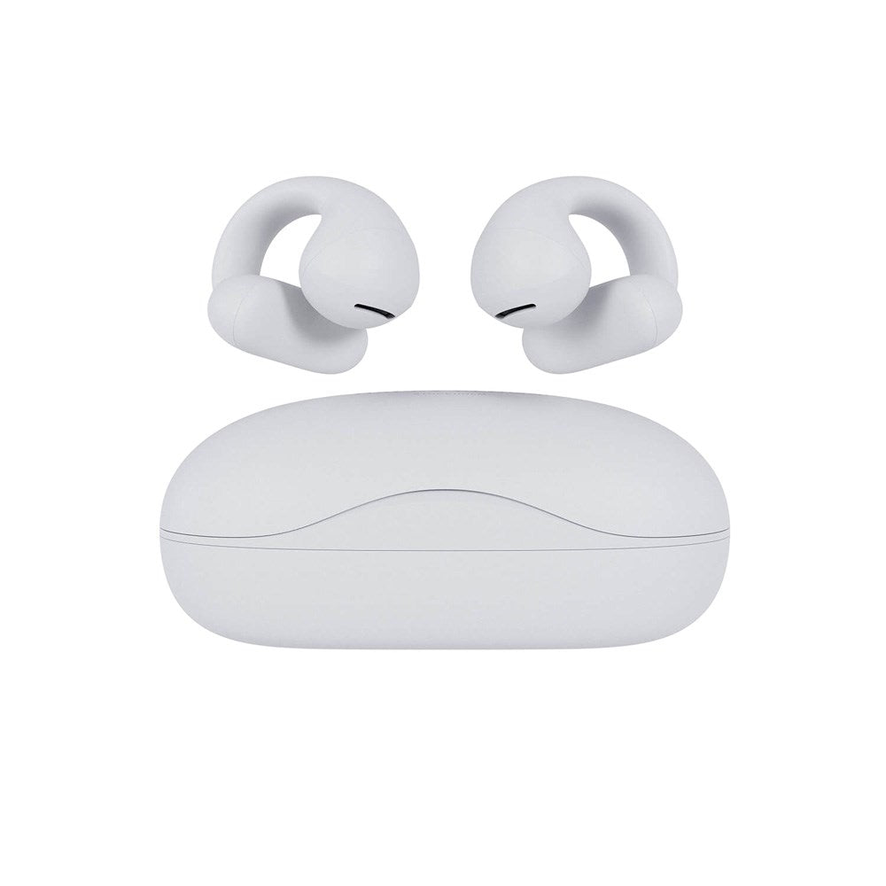 Happy Plugs Clip Trådløse Open-Ear Hodetelefoner - Hvit