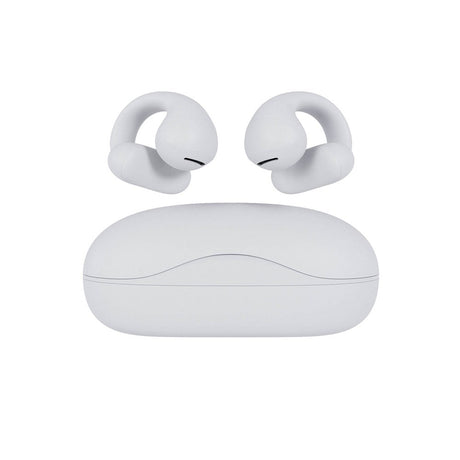 Happy Plugs Clip Trådløse Open-Ear Hodetelefoner - Hvit