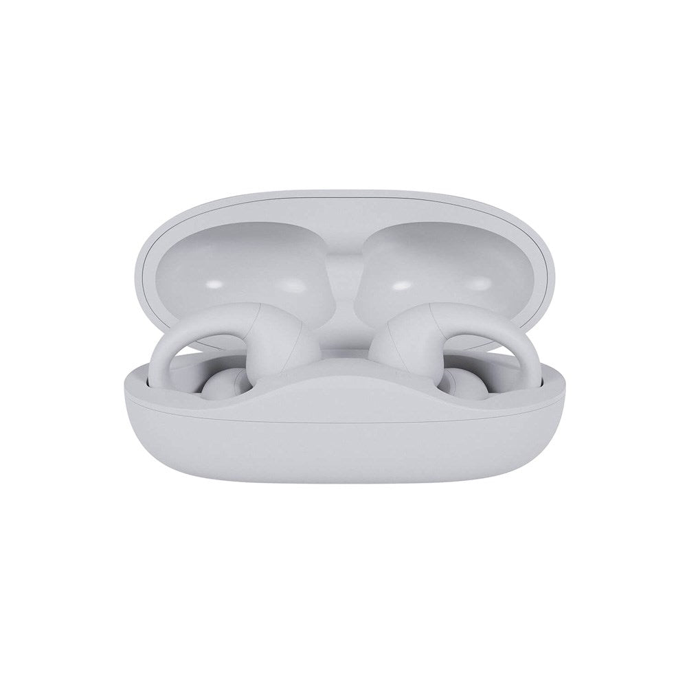 Happy Plugs Clip Trådløse Open-Ear Hodetelefoner - Hvit
