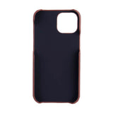 iPhone 13 Mini Onsala Collection Skinn Bakdeksel med Kortlomme - Brun