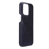 Onsala iPhone 13 Onsala Collection Skinn Bakdeksel med Kortlomme - Svart
