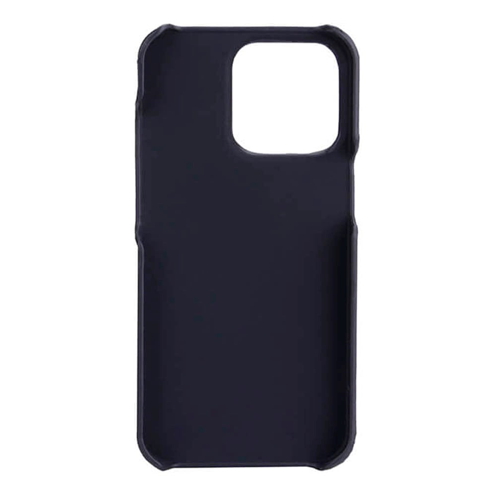 Onsala iPhone 13 Onsala Collection Skinn Bakdeksel med Kortlomme - Svart