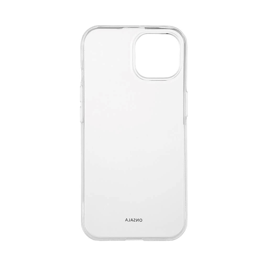 iPhone 15 Plus Onsala 100 % Resirkulert Plast Deksel - Gjennomsiktig