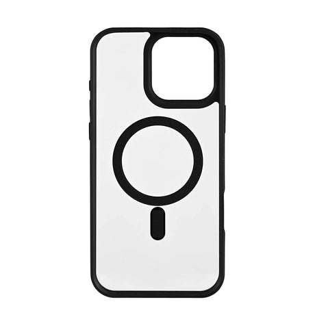 iPhone 16 Pro Max Onsala Bumper Deksel - MagSafe-Kompatibel - Svart og Gjennomsiktig