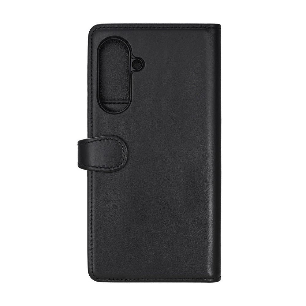 Samsung Galaxy A36 (5G) Buffalo 2-i-1 Magnet Flip-Deksel i Ekte Skinn med Lommebok - Svart