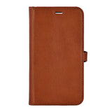 iPhone 17 Pro Buffalo 2-i-1 Ekte Skinn Flip Deksel - Brun