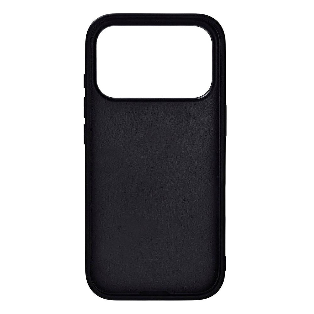 iPhone 17 Pro Buffalo Ekte Skinn Bak Deksel - MagSafe Kompatibel - Svart