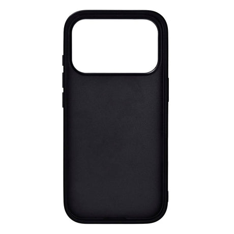 iPhone 17 Pro Buffalo Ekte Skinn Bak Deksel - MagSafe Kompatibel - Svart
