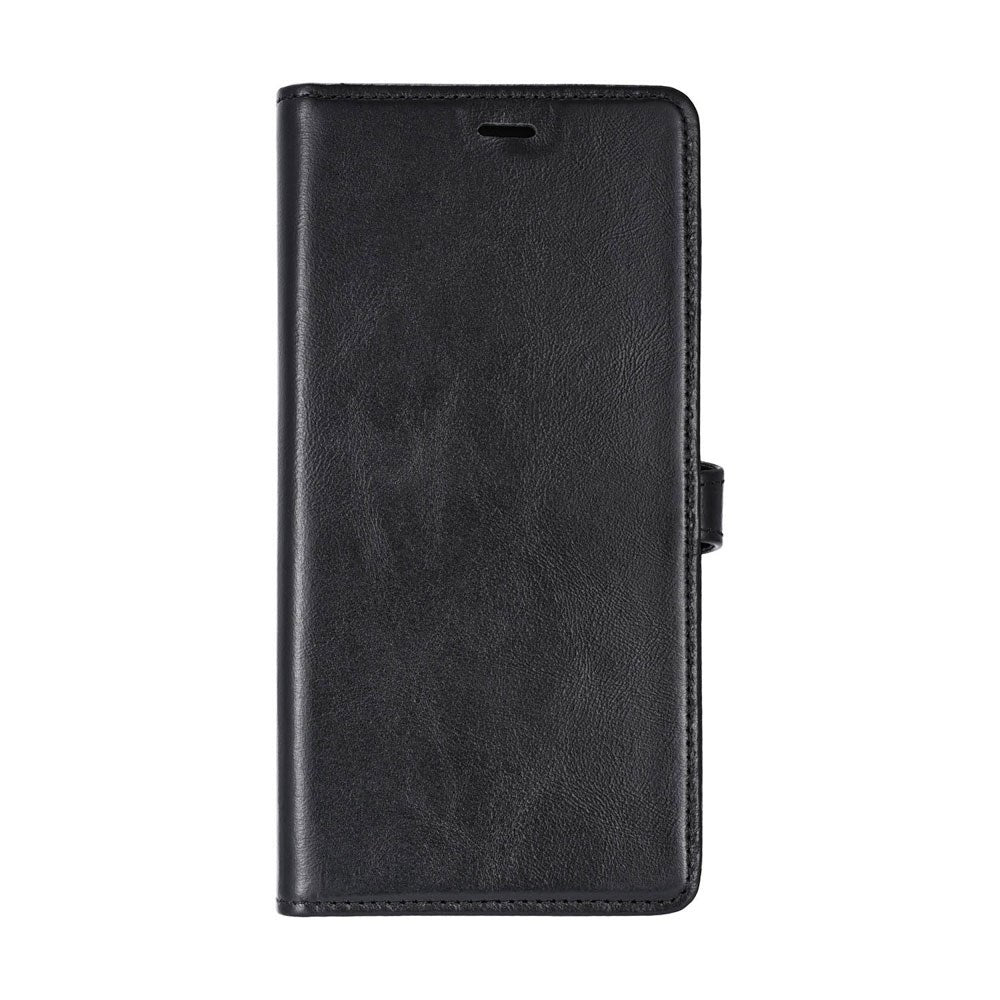 Samsung Galaxy A57 Buffalo 2-i-1 Ekte Skinn Flip Deksel - Svart