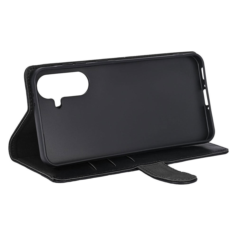 Samsung Galaxy A57 GEAR Kunstskinn Flip Deksel - Svart