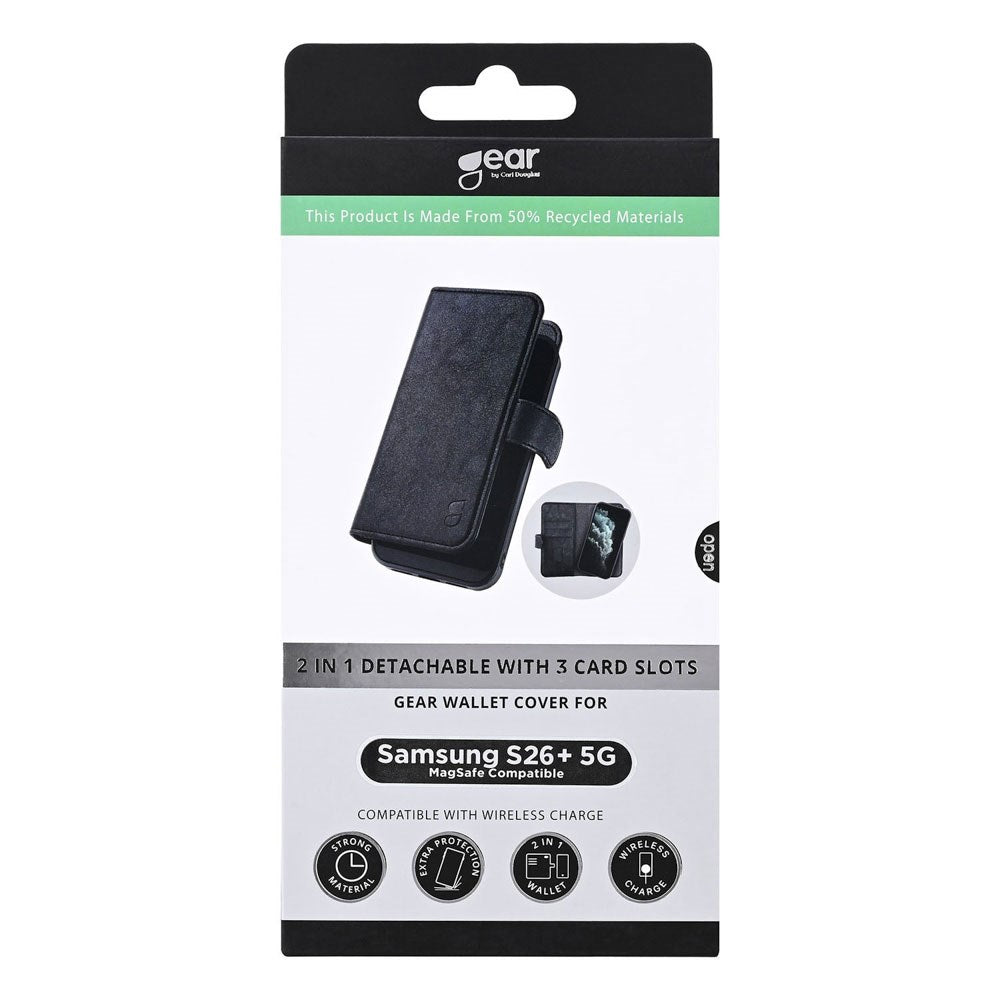 Samsung Galaxy S26+ (Plus) GEAR 2-i-1 Flip Deksel - MagSafe Kompatibel - Svart
