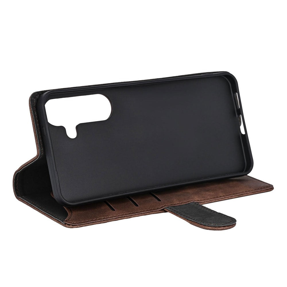 Samsung Galaxy S26+ (Plus) GEAR Kunstskinn Flip Deksel - MagSafe Kompatibel - Brun