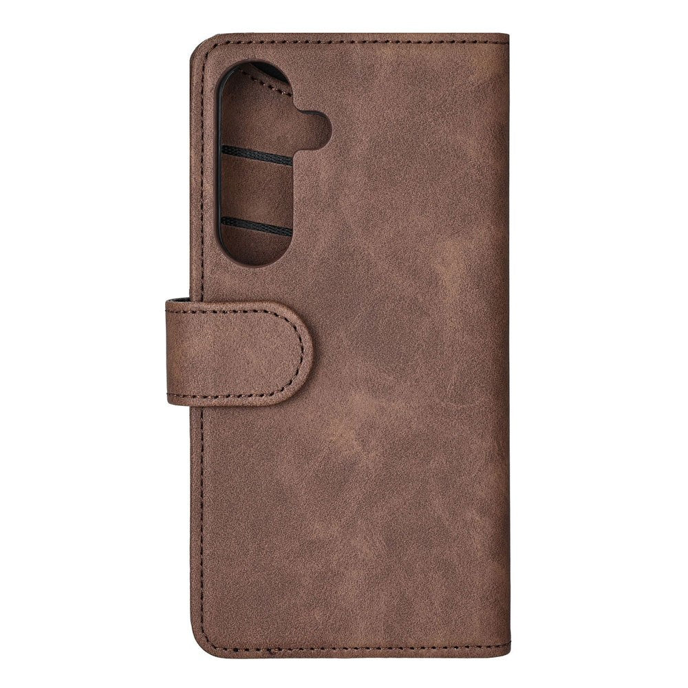 Samsung Galaxy S26 GEAR Kunstskinn Flip Deksel - MagSafe Kompatibel - Brun