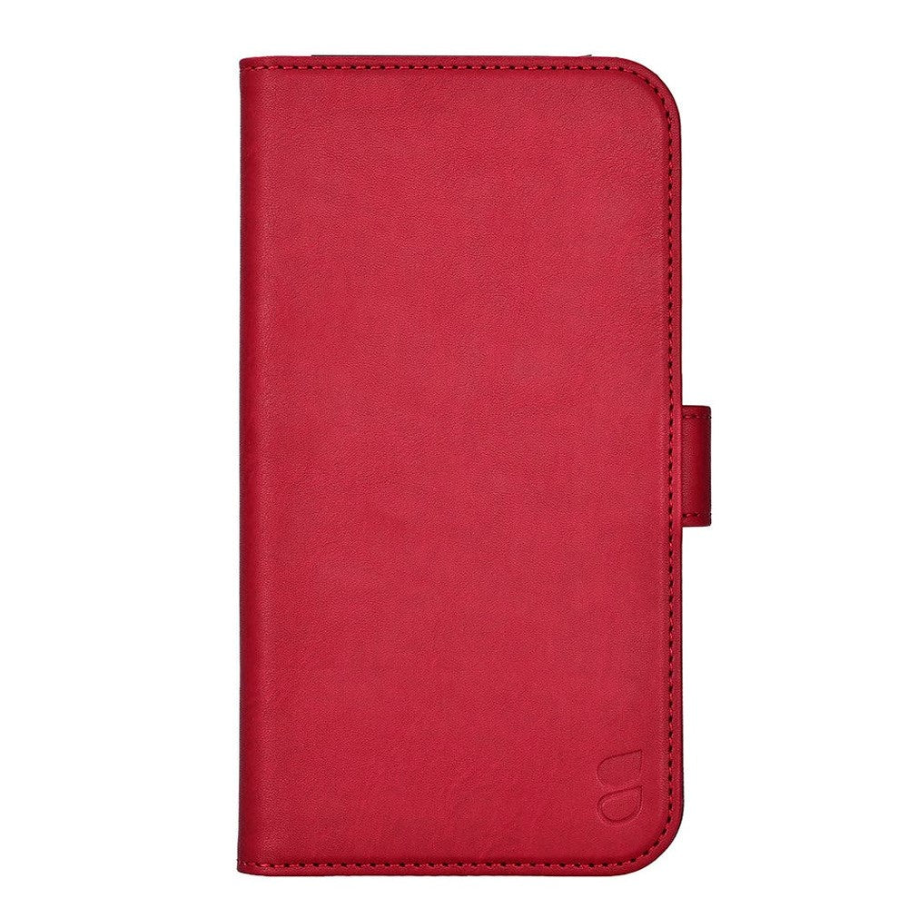 iPhone 17 Pro Max GEAR Kunstskinn Flip Deksel - MagSafe Kompatibel - Rød