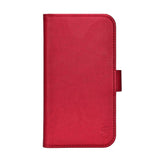 iPhone 17 Pro GEAR Kunstskinn Flip Deksel - MagSafe Kompatibel - Rød