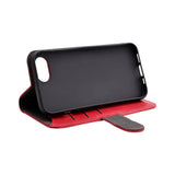 iPhone 17e / 16e GEAR Kunstskinn Flip Deksel - MagSafe Kompatibel - Rød