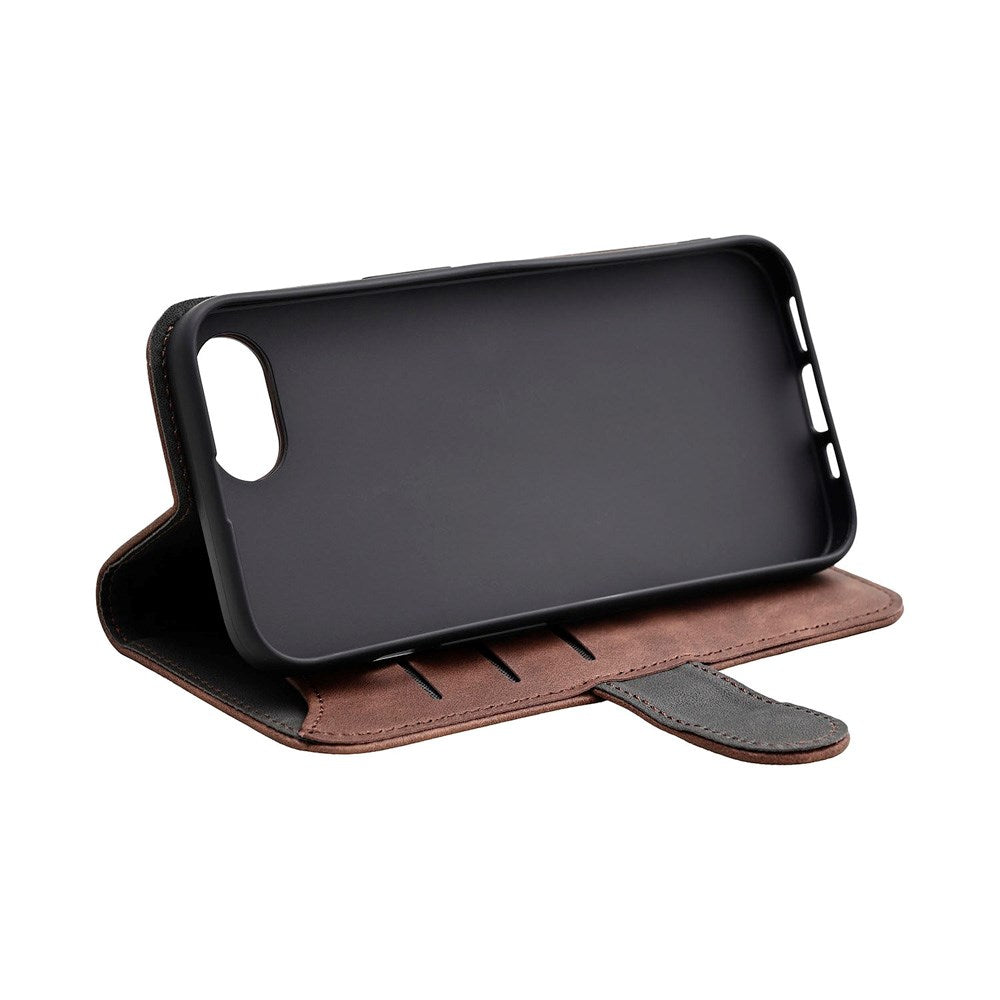 iPhone 17e / 16e GEAR Kunstskinn Flip Deksel - MagSafe Kompatibel - Brun