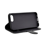 iPhone 17e / 16e GEAR Kunstskinn Flip Deksel - MagSafe Kompatibel - Svart