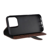 iPhone 16 Pro GEAR Wallet - Flip Deksel i Kunstskinn med Lommebok for 3 Kort - Brun