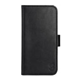 iPhone 16 Pro GEAR Wallet - Flip Deksel i Kunstskinn med Lommebok for 3 Kort - Svart